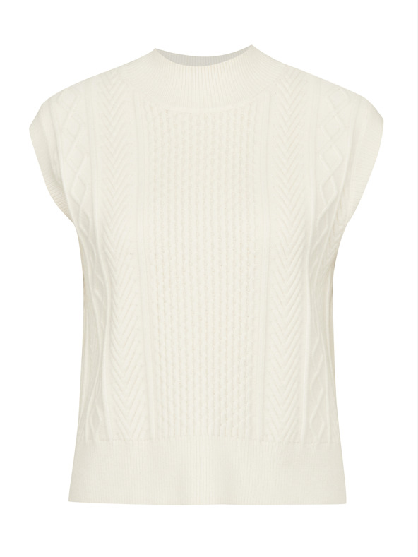 Orsay Κρεμ γυναικεία ζακέτα ORSAY