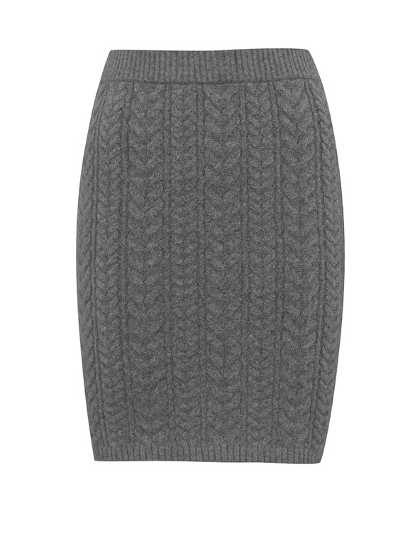 Orsay Γκρι γυναικεία φούστα ORSAY