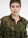 Orsay Πράσινη γυναικεία μπλούζα με γιακά ORSAY
