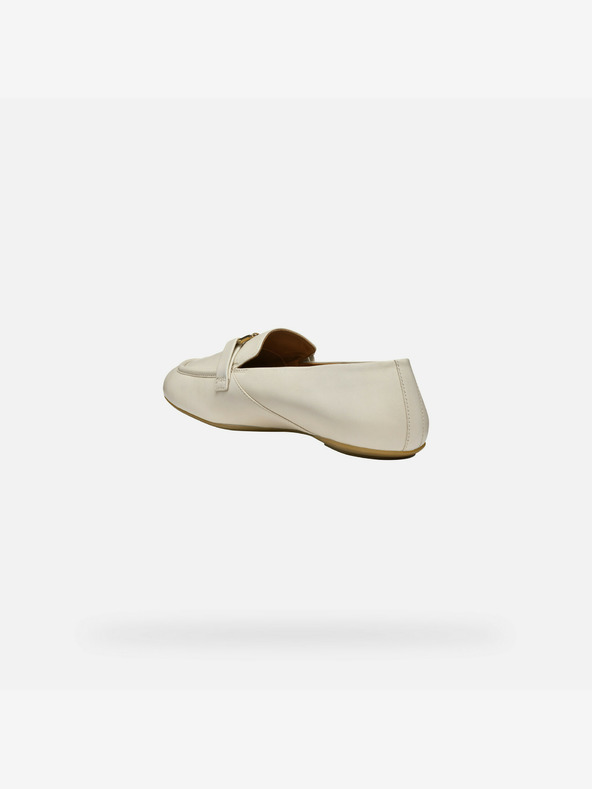 Geox Κρεμ γυναικεία παπούτσια Geox Palmaria Loafers
