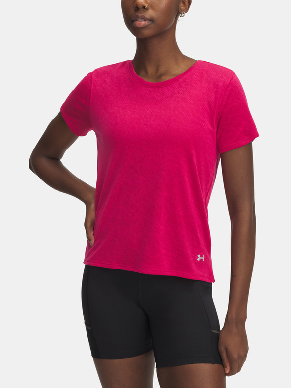 Under Armour Γυναικεία Under Armour UA Launch Camo Shortsleeve Shortsleeve