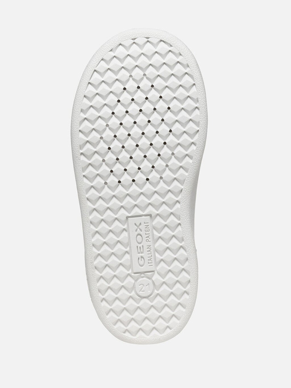 Geox Λευκά αθλητικά παπούτσια Geox Eclyper για κορίτσια