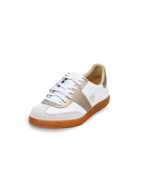 Vasky Ανδρικά δερμάτινα αθλητικά παπούτσια / μπότες λευκό-χρυσό Botas Iconic All Stars 62