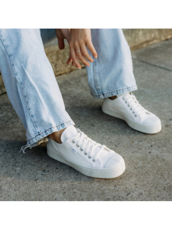 Vasky Ανδρικά πάνινα παπούτσια / μπότες λευκά Vasky Kanvasky