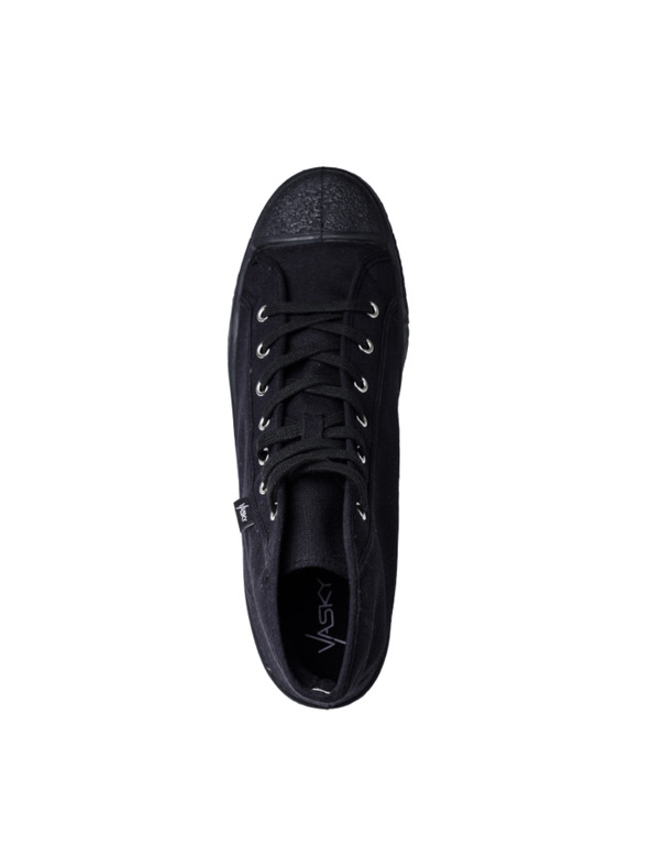 Vasky Ανδρικά πάνινα αθλητικά παπούτσια / μπότες αστραγάλου μαύρα Vasky Kanvasky High