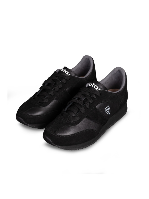 Vasky Ανδρικά δερμάτινα αθλητικά παπούτσια / μπότες μαύρα Botas Authentic