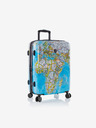 Heys Ταξιδιωτική βαλίτσα Heys Journey 3G M μπλε με μοτίβο M