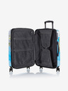 Heys Ταξιδιωτική βαλίτσα Heys Journey 3G M μπλε με μοτίβο M