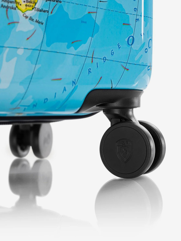 Heys Ταξιδιωτική βαλίτσα Heys Journey 3G M μπλε με μοτίβο M