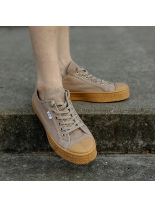 Vasky Γυναικεία πάνινα sneakers / μπότες Vasky Kanvasky Sand