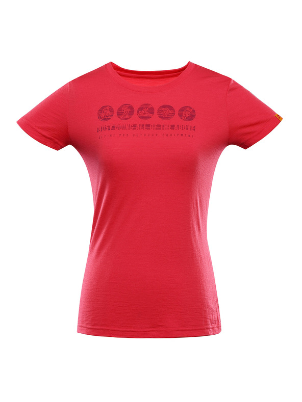 ALPINE PRO Γυναικείο μπλουζάκι από μαλλί merino ALPINE PRO WOOLENA