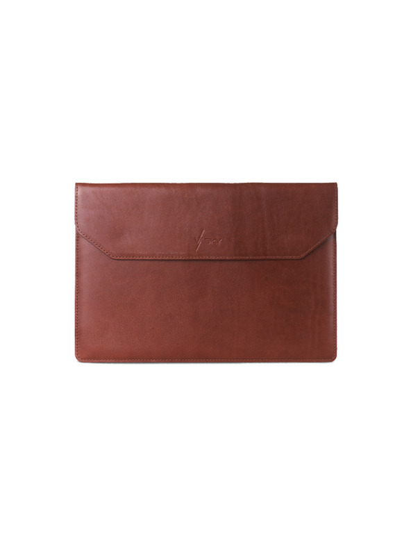 Vasky Δερμάτινη θήκη για MacBook, καφέ VASKY