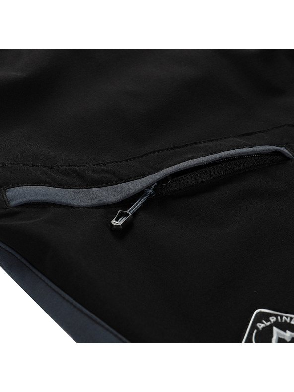 ALPINE PRO Ανδρικό softshell παντελόνι ALPINE PRO AKAN 2 μαύρο