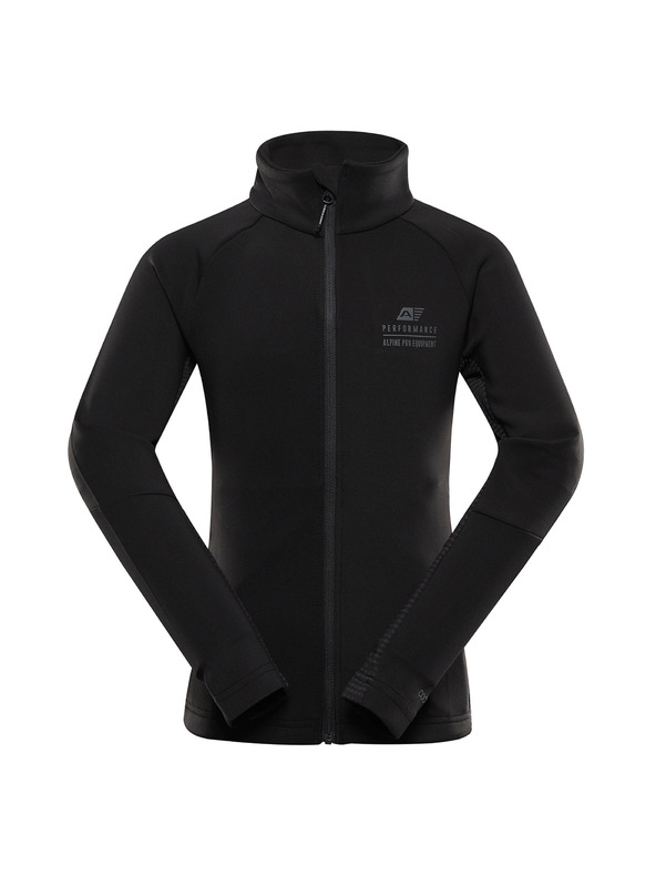 ALPINE PRO Παιδικό φούτερ που στεγνώνει γρήγορα ALPINE PRO GOLLO 2 μαύρο