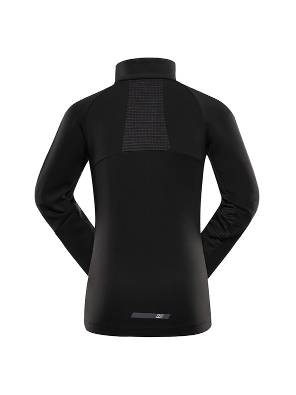 ALPINE PRO Παιδικό φούτερ που στεγνώνει γρήγορα ALPINE PRO GOLLO 2 μαύρο