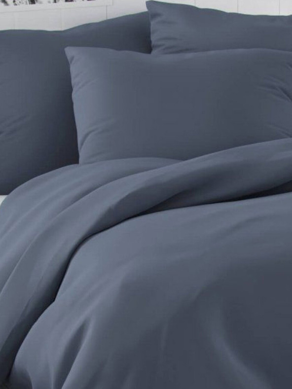 Kvalitex LUXURY COLLECTION 1+2, 240x220, 70x90cm σκούρο γκρι