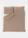 Kvalitex Γαλλικό βαμβακερό λινό μονόχρωμο 220x200, 70x90cm μπεζ