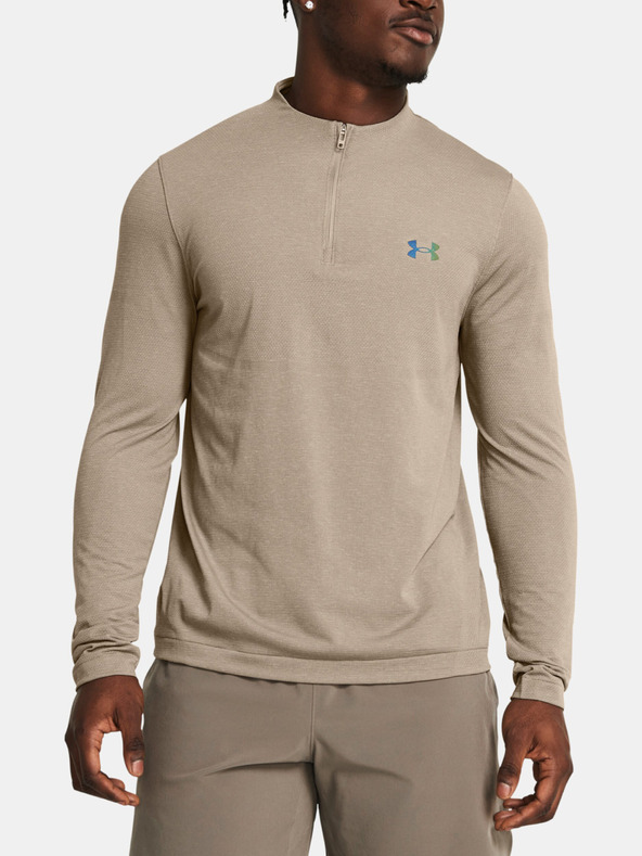 Under Armour Ανδρικό μπλουζάκι Under Armour Vanish Elite Seamless 1/4 Zp T-Shirt