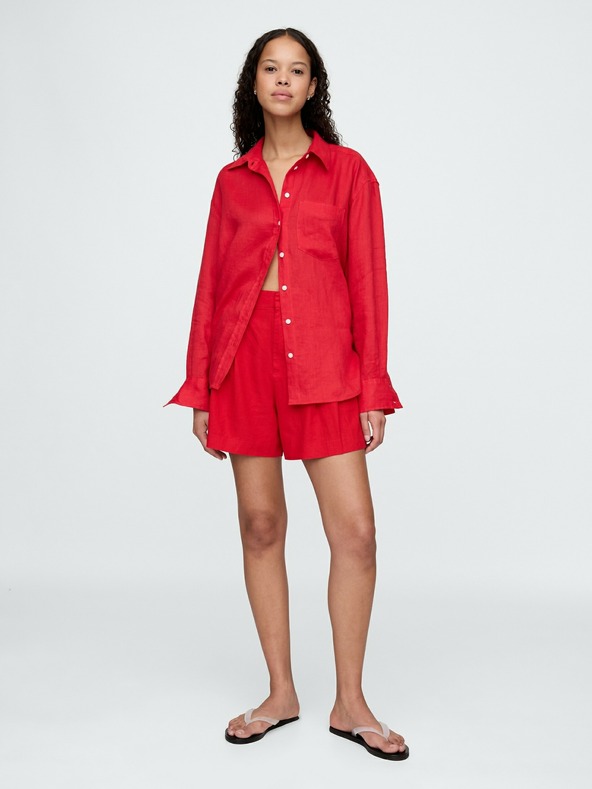 GAP Λινό σορτς GAP