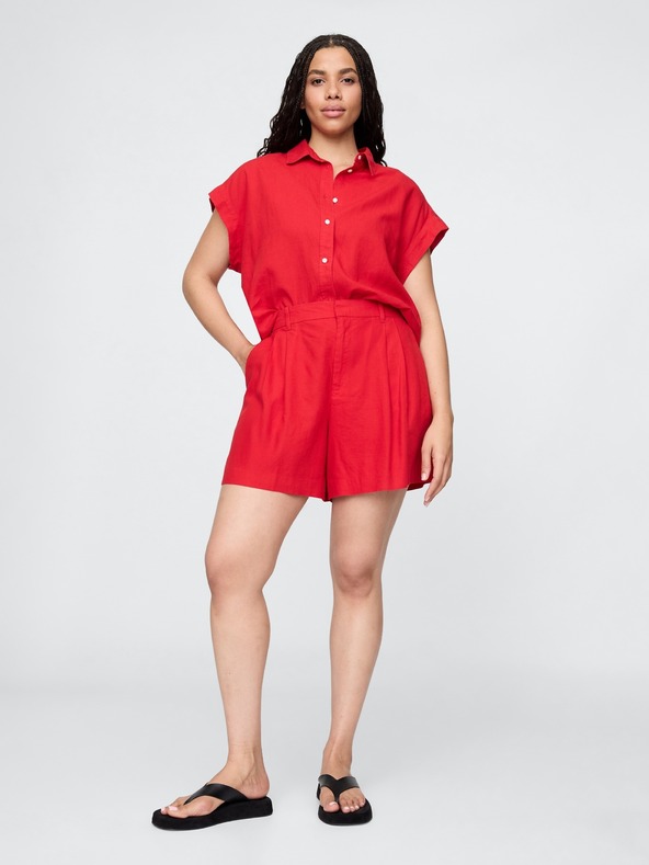 GAP Λινό σορτς GAP