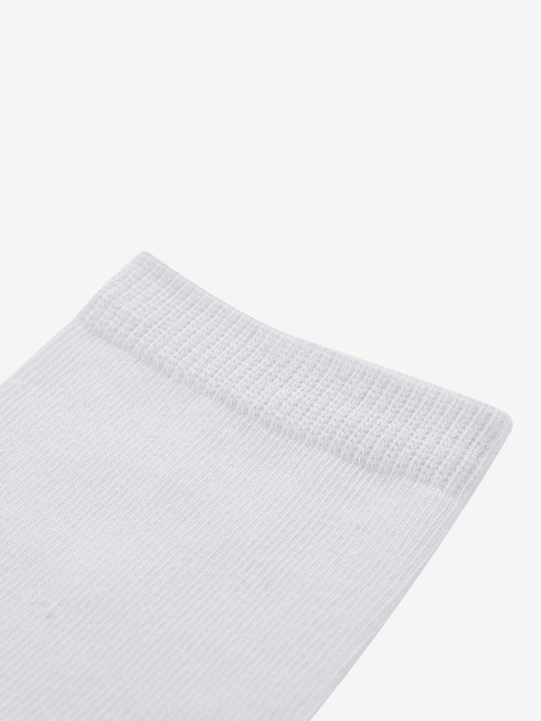 ALPINE PRO Λευκές κάλτσες unisex - 2 ζεύγη ALPINE PRO 2ULIANO