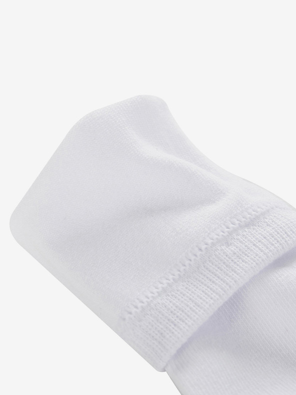 ALPINE PRO Λευκές κάλτσες unisex - 2 ζεύγη ALPINE PRO 2ULIANO