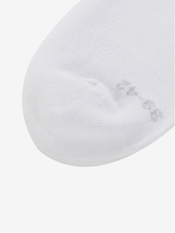 ALPINE PRO Σετ τριών ζευγαριών unisex κάλτσες σε λευκό ALPINE PRO 3UNICO