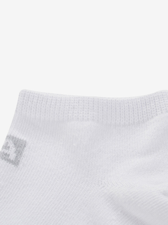 ALPINE PRO Σετ τριών ζευγαριών unisex κάλτσες σε λευκό ALPINE PRO 3UNICO