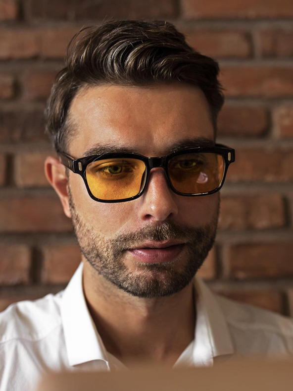 VEYREY VeyRey γυαλιά υπολογιστή Nerd Pickup Μαύρο