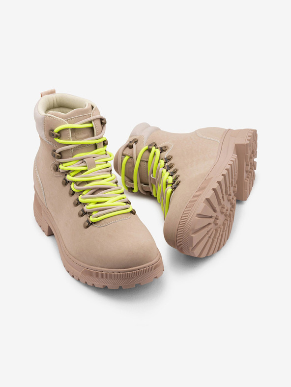 Ombre Clothing Ανοιχτό καφέ ανδρικές χειμερινές μπότες εξωτερικού χώρου Ombre Clothing