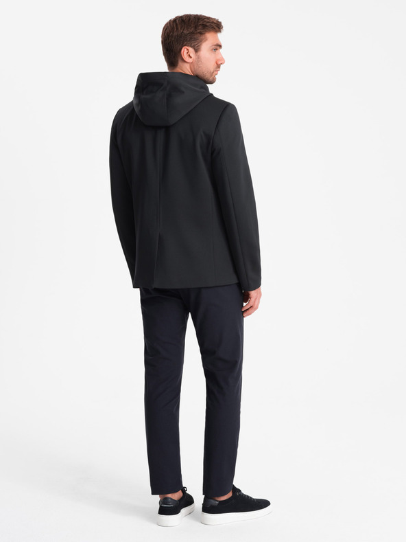 Ombre Clothing Ανδρικό σακάκι με αφαιρούμενη επένδυση και κουκούλα Ombre Clothing