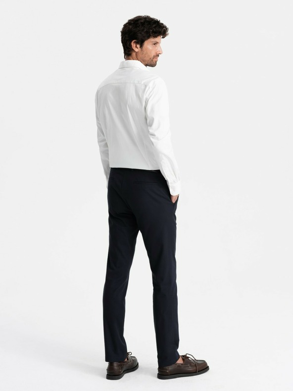 Ombre Clothing Ανδρικό σατέν πουκάμισο Ombre Clothing SLIM FIT V1 OM-SHOS-0176