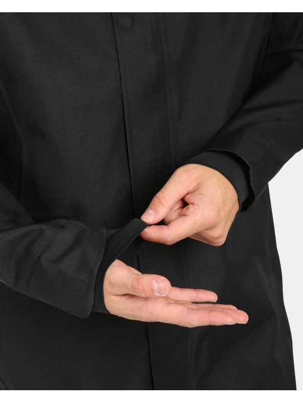 Kilpi Ανδρικό αδιάβροχο παλτό Kilpi IVAR-M Μαύρο