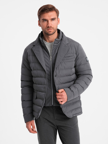 Ombre Clothing Ανδρικό καπιτονέ μπουφάν Ombre Clothing