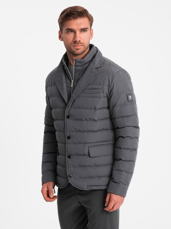 Ombre Clothing Ανδρικό καπιτονέ μπουφάν Ombre Clothing