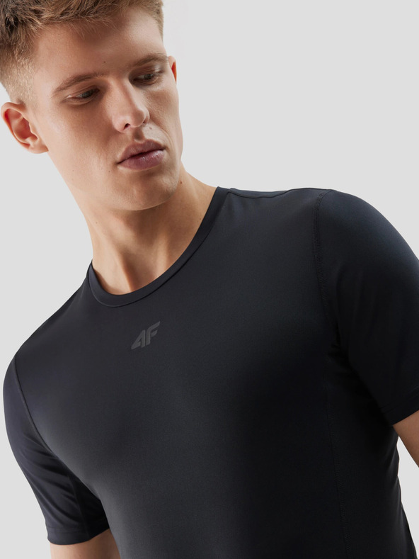 4F Ανδρικό αθλητικό πουκάμισο με λεπτή εφαρμογή από ανακυκλωμένα υλικά 4F