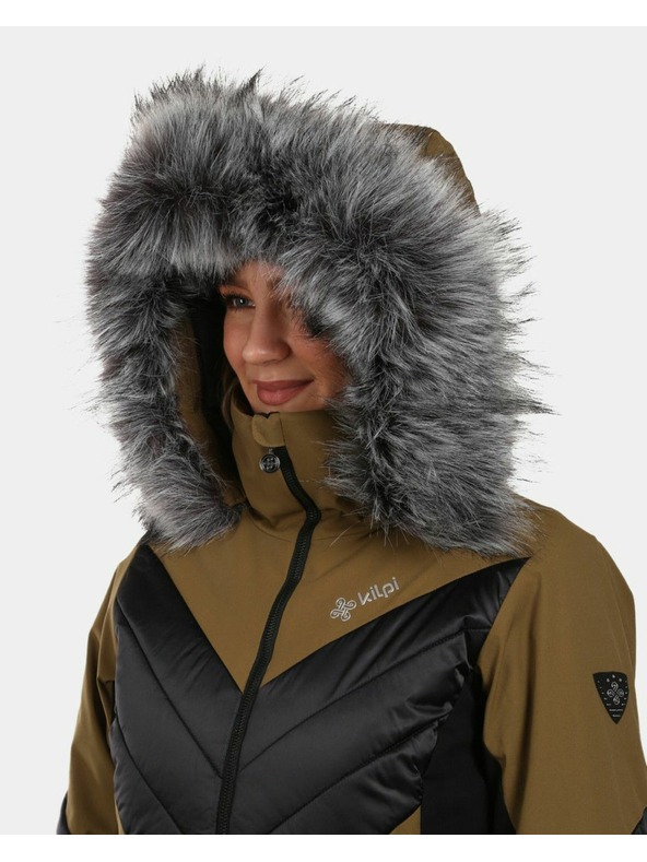 Kilpi Γυναικείο μπουφάν σκι Kilpi LIN-W Χακί