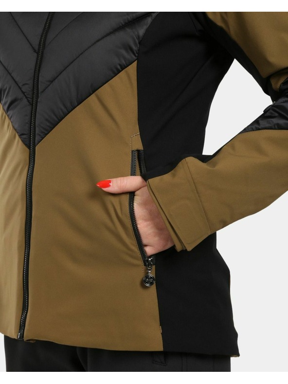 Kilpi Γυναικείο μπουφάν σκι Kilpi LIN-W Χακί