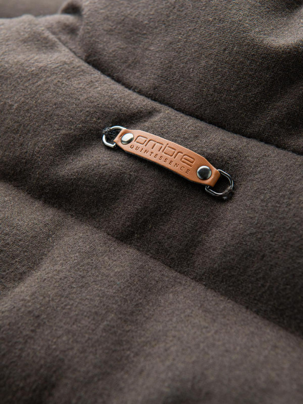 Ombre Clothing Ανδρικό καπιτονέ γιλέκο με neon πινελιές Ombre Clothing