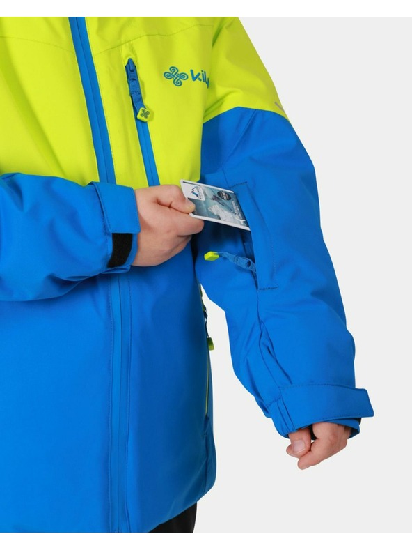 Kilpi Μπουφάν σκι για αγόρια Kilpi FERDEN-JB ανοιχτό πράσινο