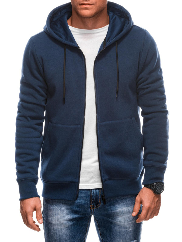 Edoti Ανδρικό φούτερ BASIC με κουκούλα με φερμουάρ και κουκούλα Edoti