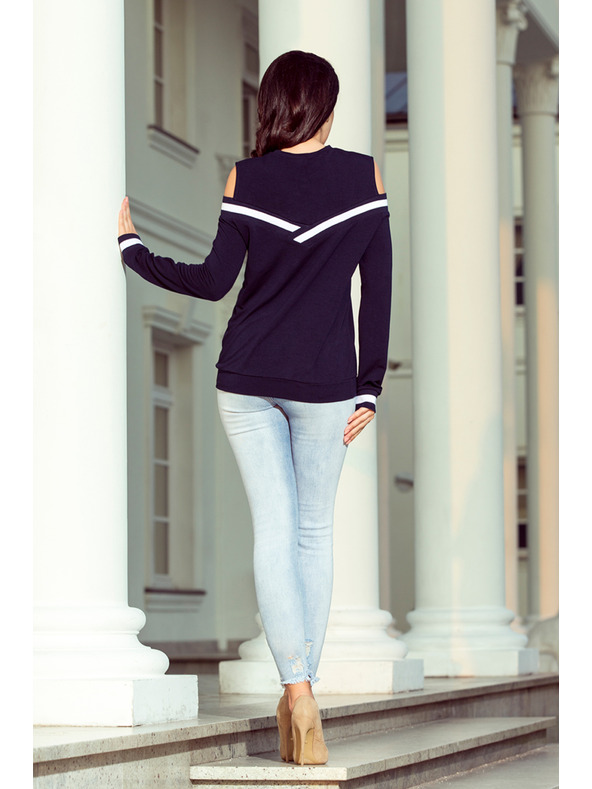 numoco Γυναικείο φούτερ Numoco σε σκούρο μπλε χρώμα