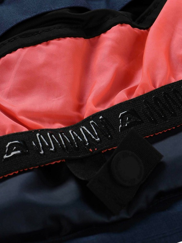 ALPINE PRO Πορτοκαλί και μπλε γυναικείο μπουφάν σκι Alpine Pro SARDARA 5