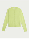Marks & Spencer Cardigan with round neck and front buttons Marks & Spencer in green