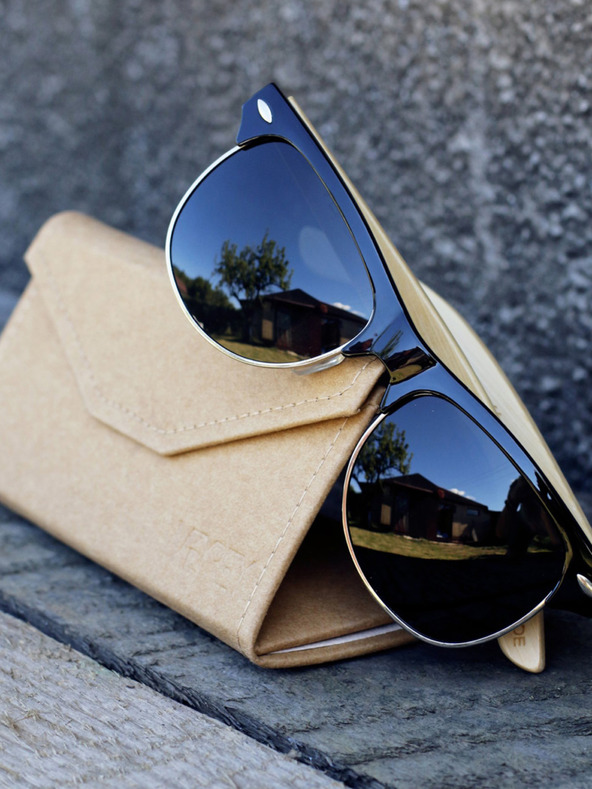 VEYREY VeyRey Γυαλιά ηλίου πολωμένα γυαλιά ημικραμμένου σκελετού Hyalos μαύρα γυαλιά ηλίου