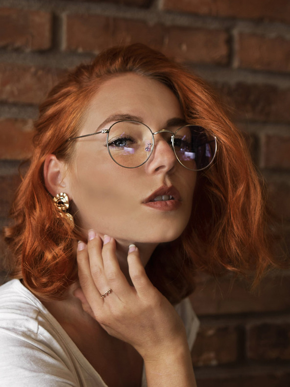 VEYREY VeyRey Γυαλιά μπλοκαρίσματος μπλε φωτός οβάλ Dilton Ασημί