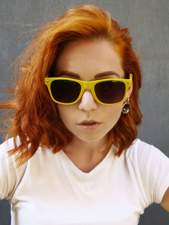 VEYREY VeyRey Γυαλιά ηλίου Nerd Κίτρινο