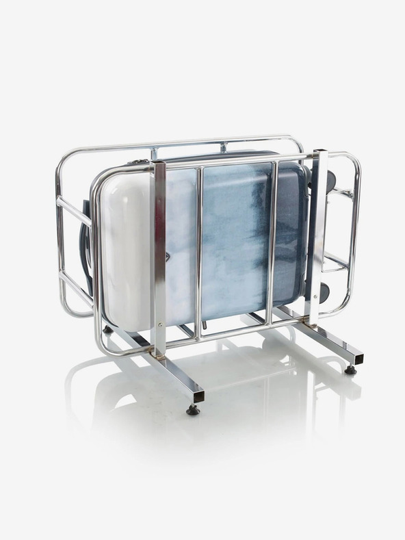 Heys Λευκή και μπλε ταξιδιωτική βαλίτσα Heys Tie-Dye Blue S