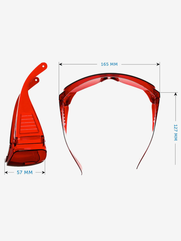 VEYREY Κόκκινα unisex γυαλιά ύπνου VeyRey Edera