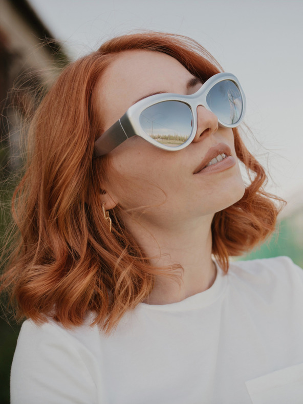 VEYREY Ασημί unisex αθλητικά γυαλιά ηλίου VeyRey Gimphrailius